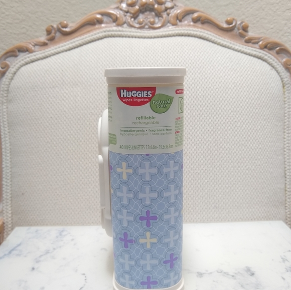 Huggies Baby Wipe Refillable Container Tub Box Discontinued *** EMPTY*** - Picture 3 of 11